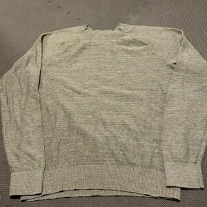 GAP Men's Long Sleeve Seed Stitch Crew Neck Ribbed Cuffs Sweater